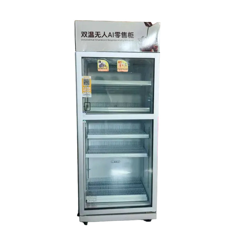 Unmanned Dual-Temperature AI Recognition Vending Refrigerator VI-36